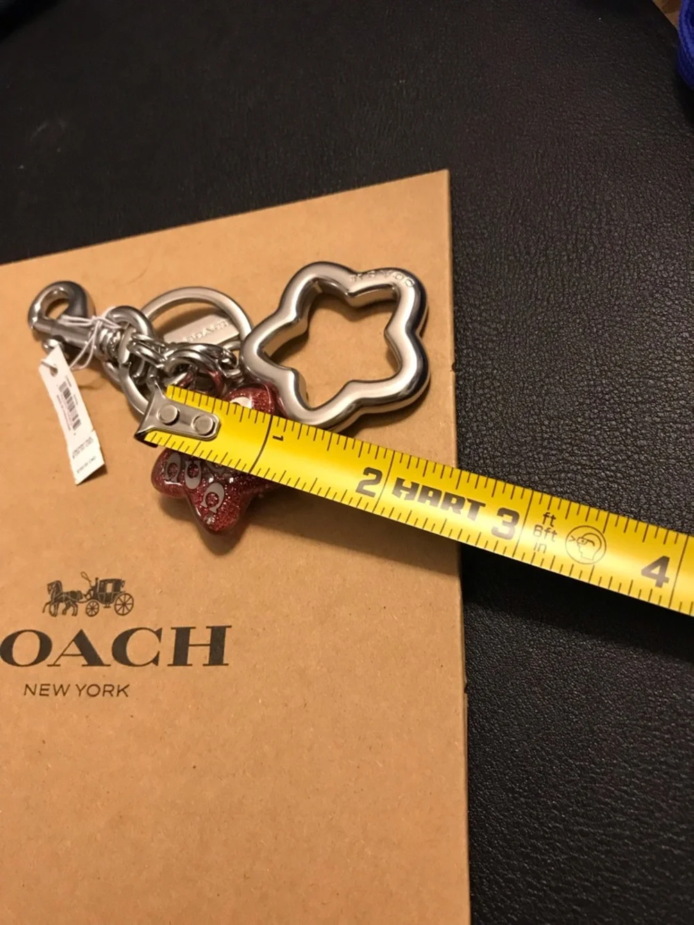 COACH Key Chain/Purse Charm NWT 😍 - Picture 4 of 4